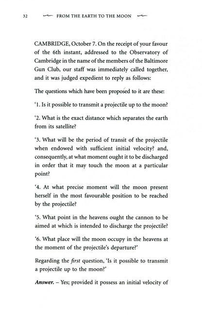 Jules Verne: From the Earth to the Moon