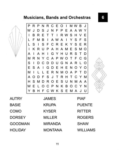 Eric Saunders: Born in the 40s Large Print Wordsearch. Easy-to-Read Puzzles
