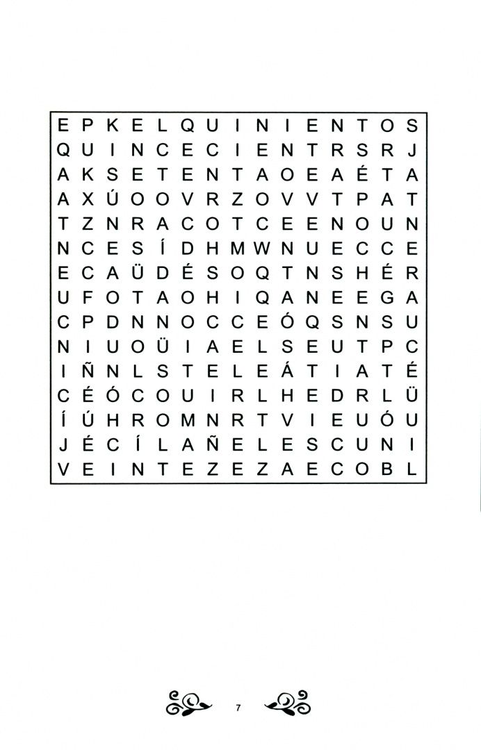 Spanish Wordsearch