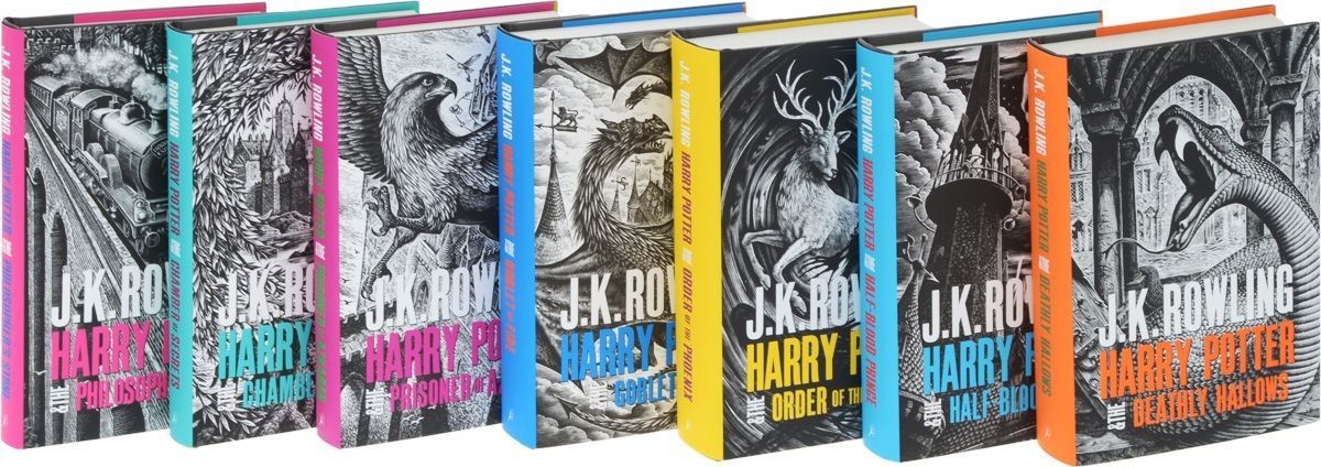 Джоан Роулинг: Harry Potter The Complete Collection Adult Box Set (комплект из 7 книг)