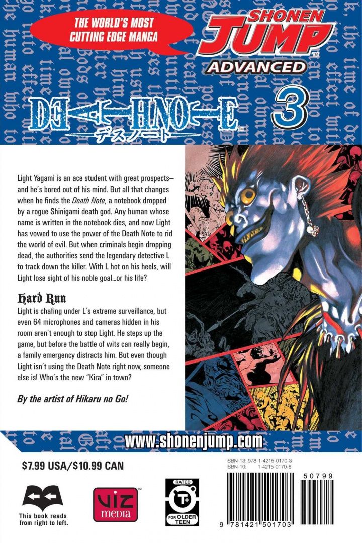 Tsugumi Ohba: Death Note. Volume 3