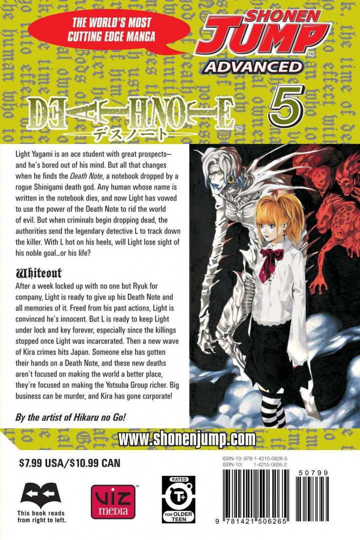 Tsugumi Ohba: Death Note. Volume 5