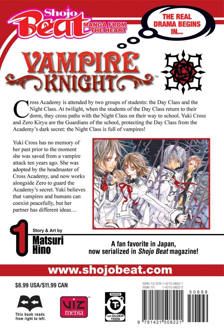 Matsuri Hino: Vampire Knight. Volume 1