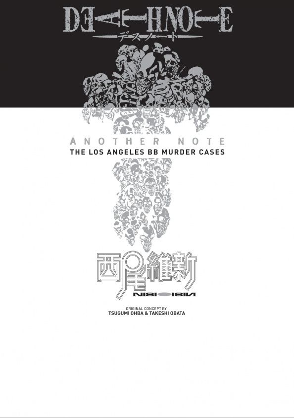 NISIOISIN: Death Note Another Note. The Los Angeles BB Murder Cases