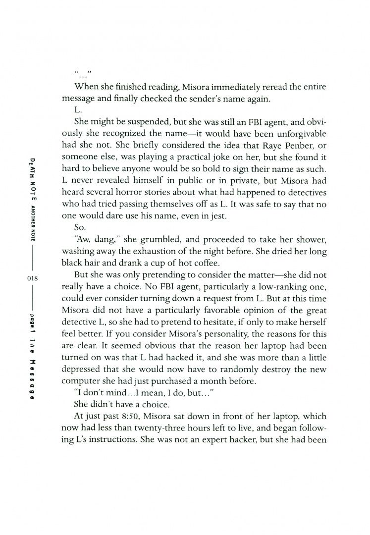 NISIOISIN: Death Note Another Note. The Los Angeles BB Murder Cases