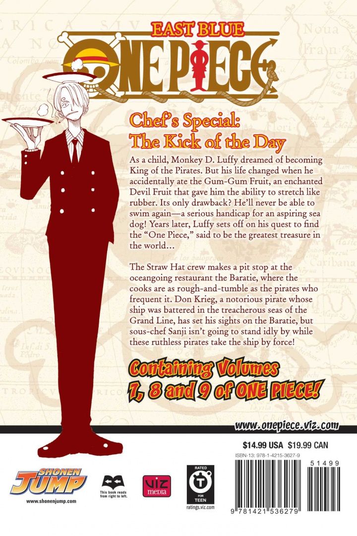 Eiichiro Oda: One Piece. Omnibus Edition. Volume 7, 8, 9