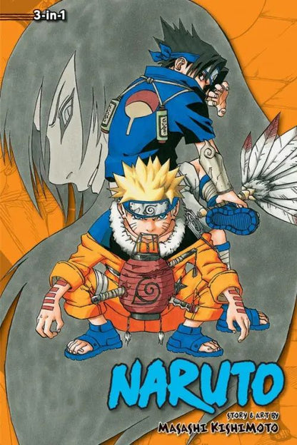 Кисимото Масаси: Naruto. 3-in-1 Edition. Volume 3