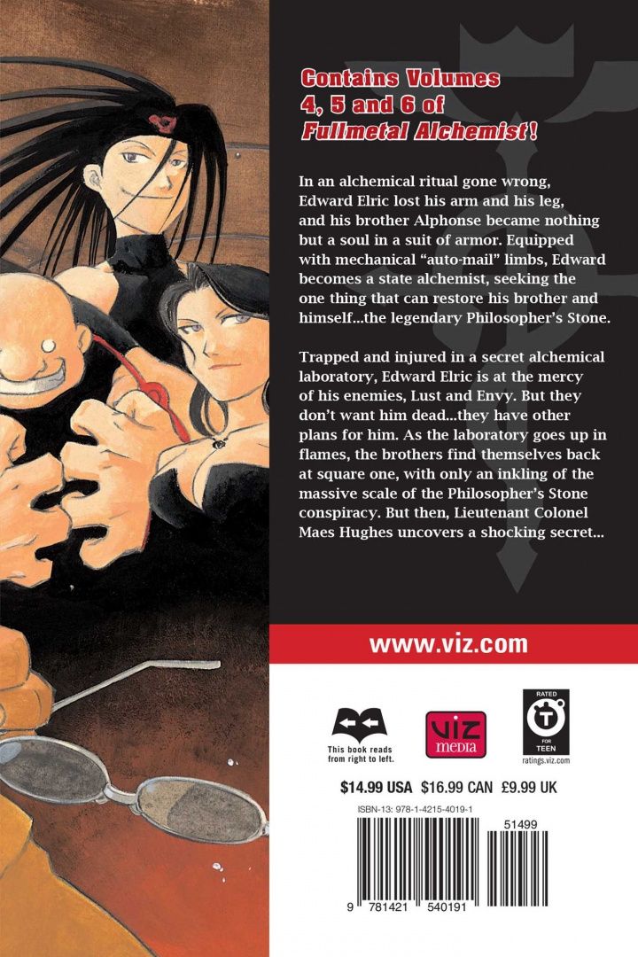 Hiromu Arakawa: Fullmetal Alchemist. 3-in-1 Edition. Volume 2