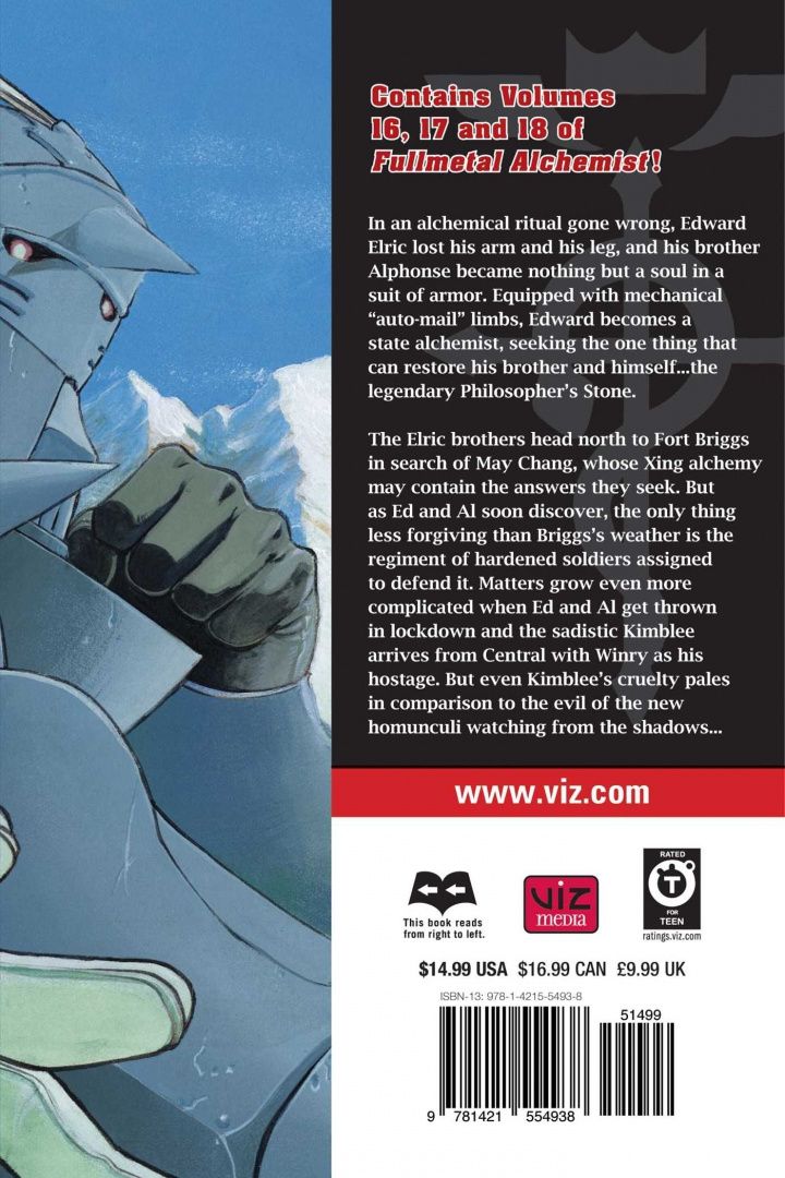 Hiromu Arakawa: Fullmetal Alchemist. 3-in-1 Edition. Volume 6