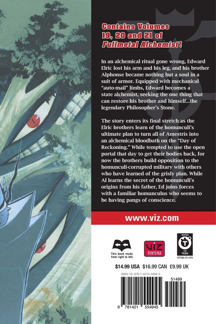 Hiromu Arakawa: Fullmetal Alchemist. 3-in-1 Edition. Volume 7