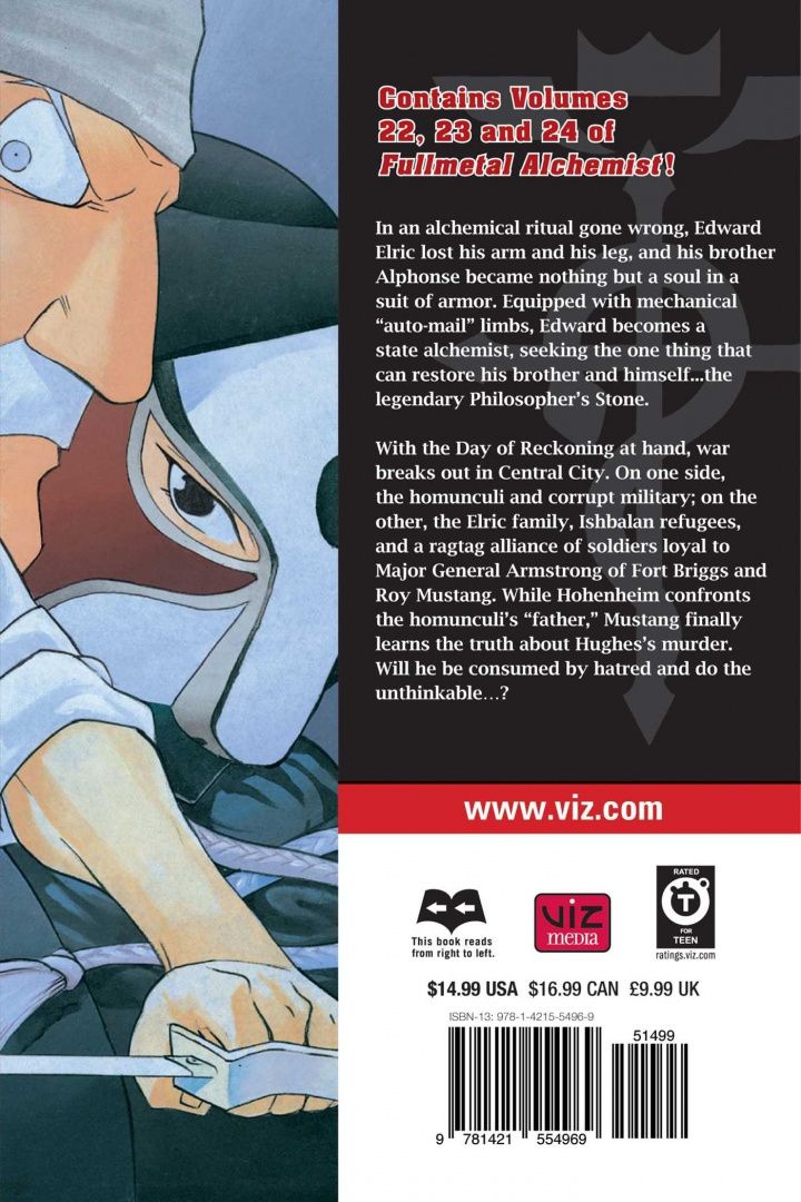 Hiromu Arakawa: Fullmetal Alchemist. 3-in-1 Edition. Volume 8