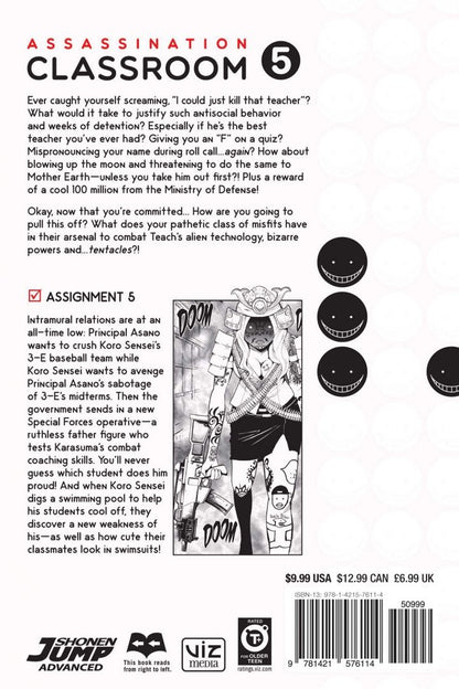 Yusei Matsui: Assassination Classroom. Volume 5