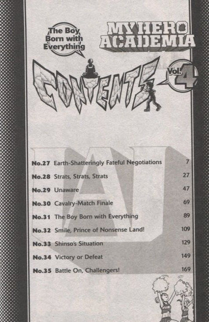 Kohei Horikoshi: My Hero Academia, Vol. 4