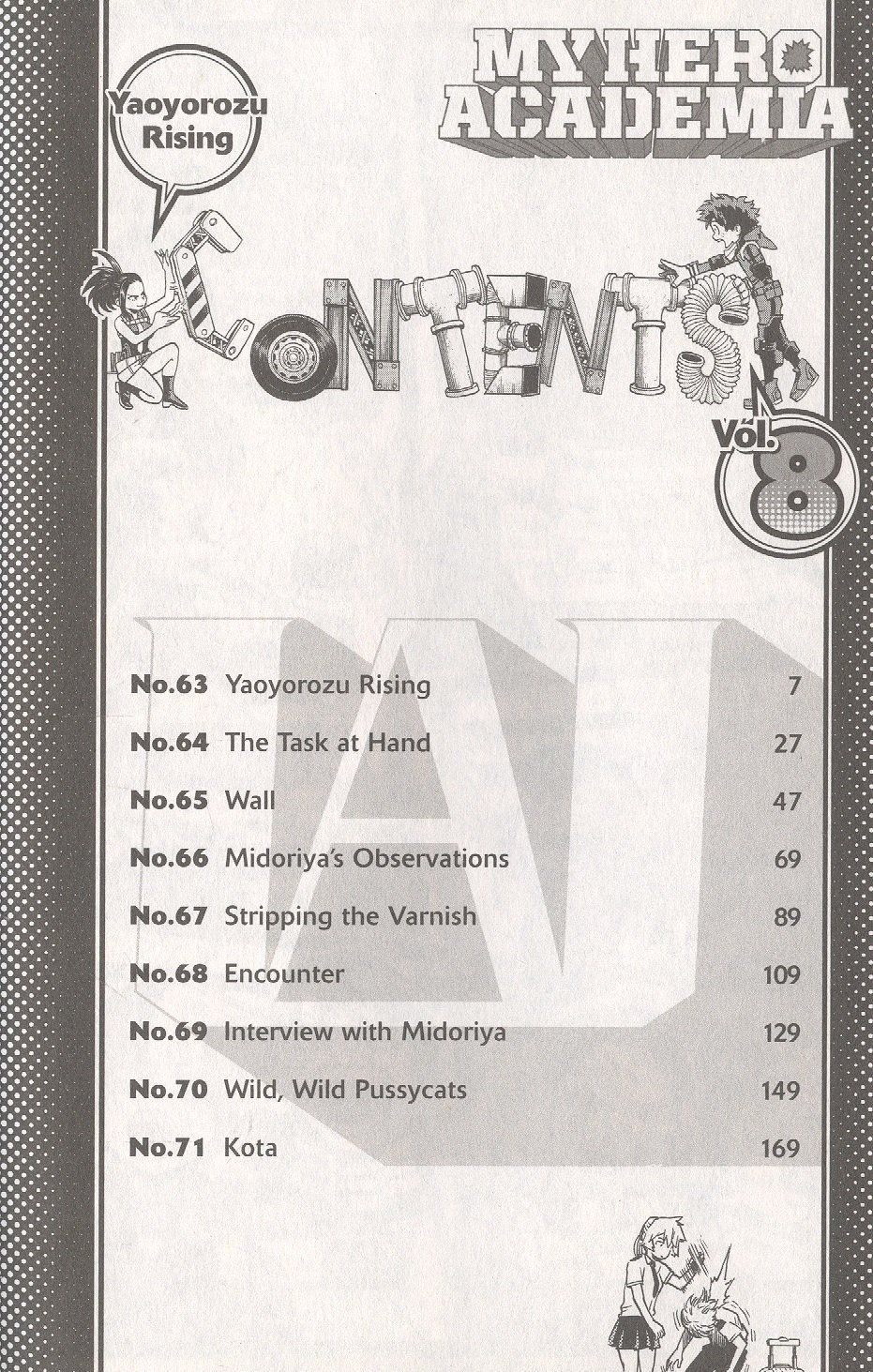 Kohei Horikoshi: My Hero Academia, Volume 8