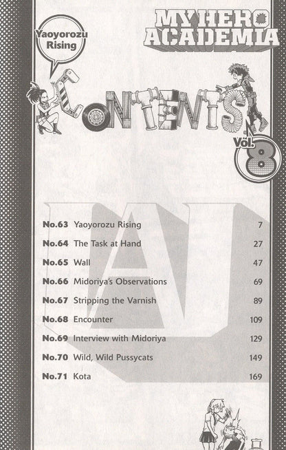 Kohei Horikoshi: My Hero Academia, Volume 8