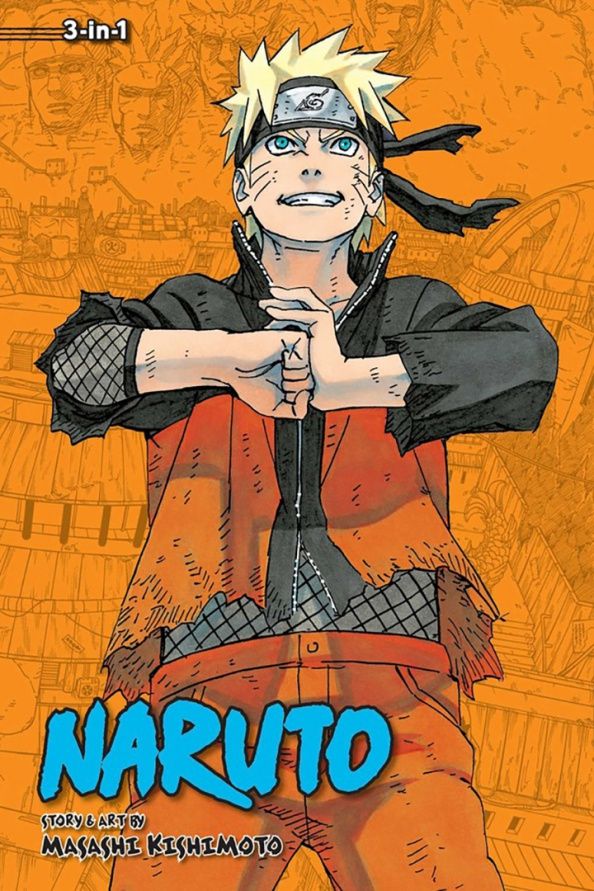 Кисимото Масаси: Naruto. 3-in-1 Edition. Volume 22