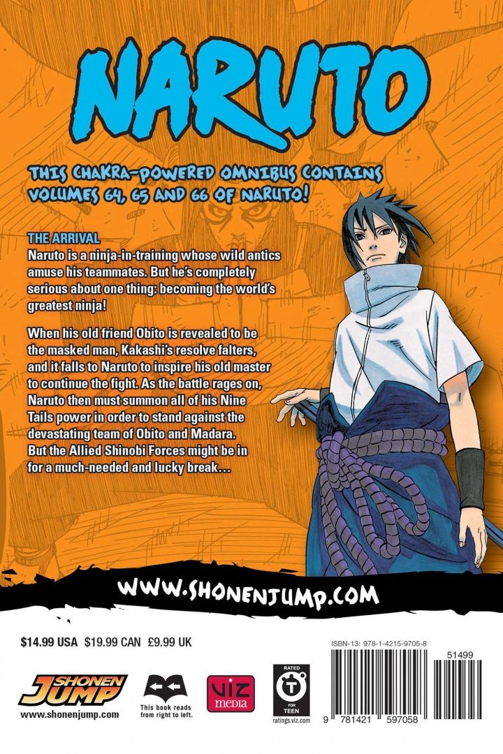 Кисимото Масаси: Naruto. 3-in-1 Edition. Volume 22