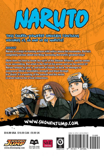 Кисимото Масаси: Naruto. 3-in-1 Edition. Volume 23. Volumes 67-68-69