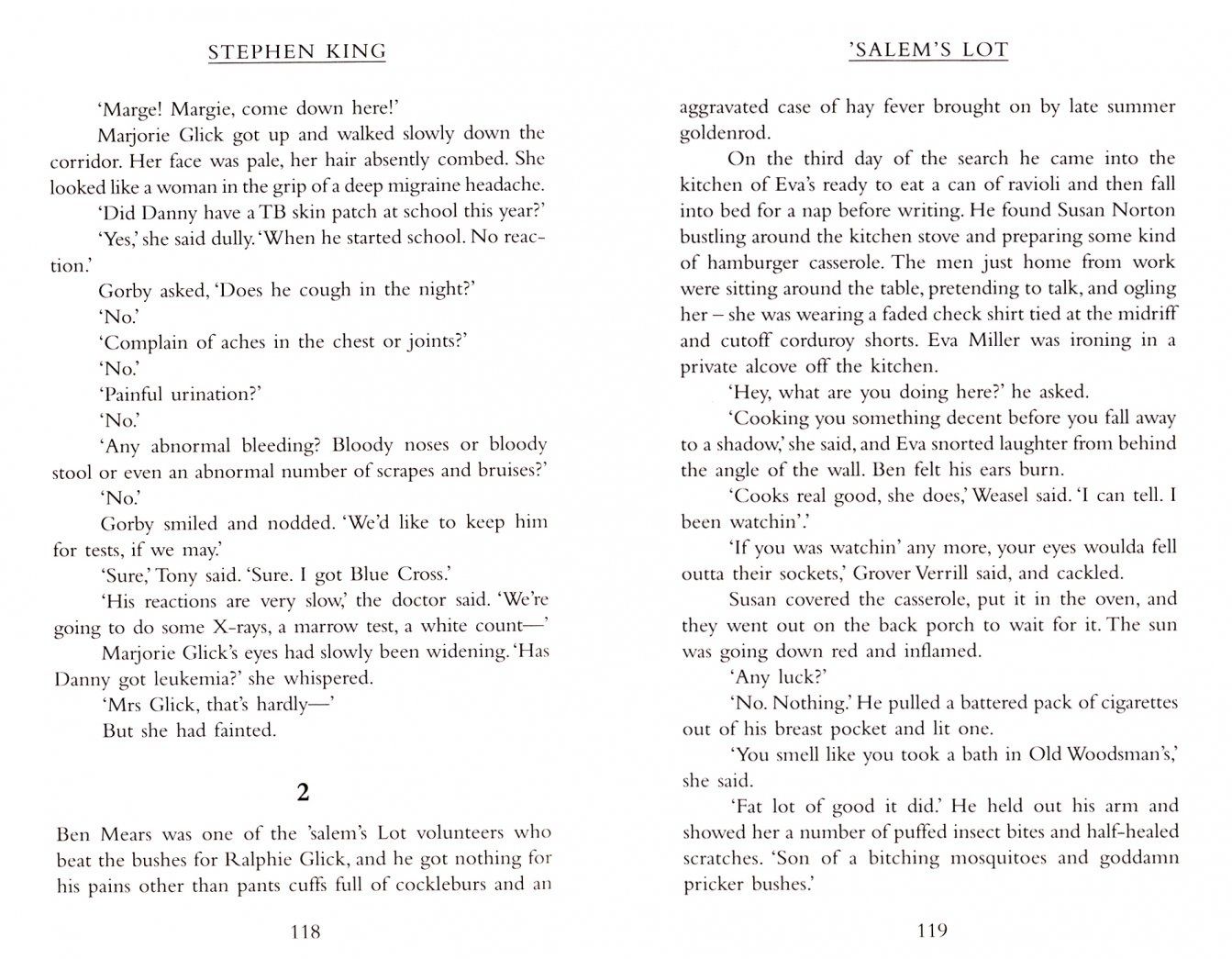 Stephen King: 'Salem's Lot