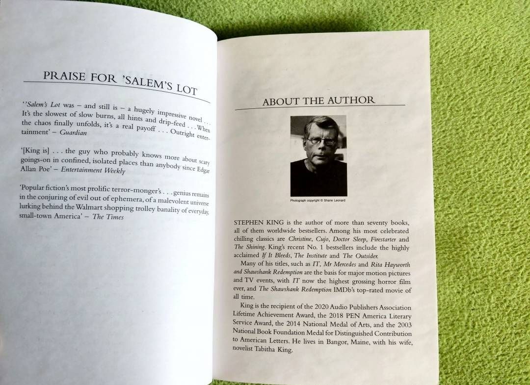 Stephen King: 'Salem's Lot