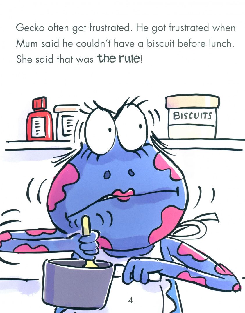 Sue Graves: Gecko is Frustrated - A book about keeping calm