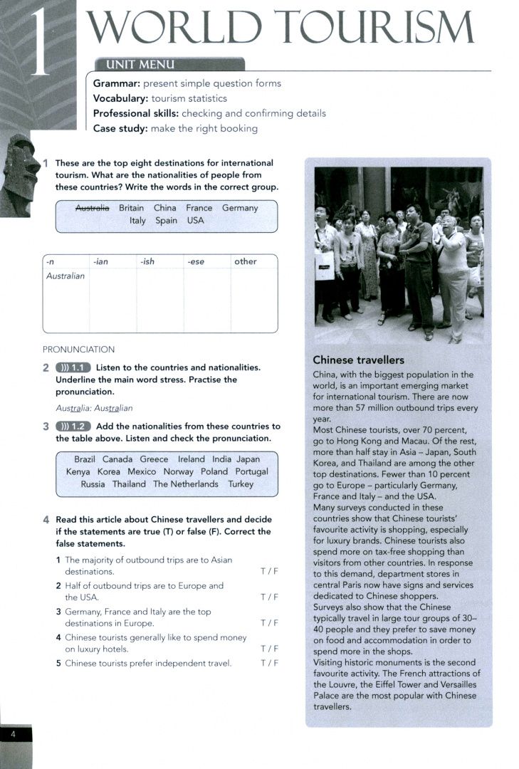 Margaret O`Keeffe: English for International Tourism. Pre-Intermediate. Workbook with key + CD