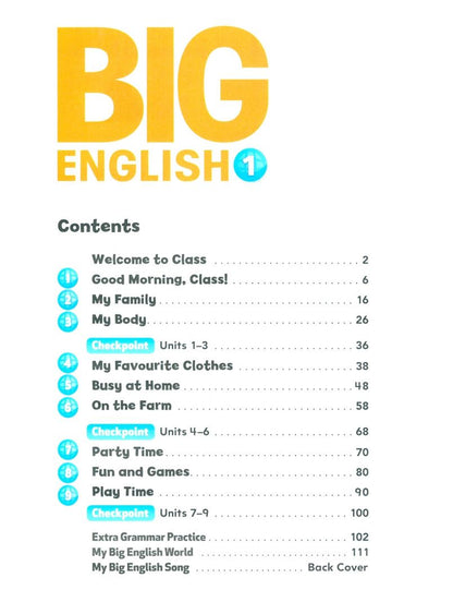 Christopher Cruz: Big English. Level 1. Activity Book