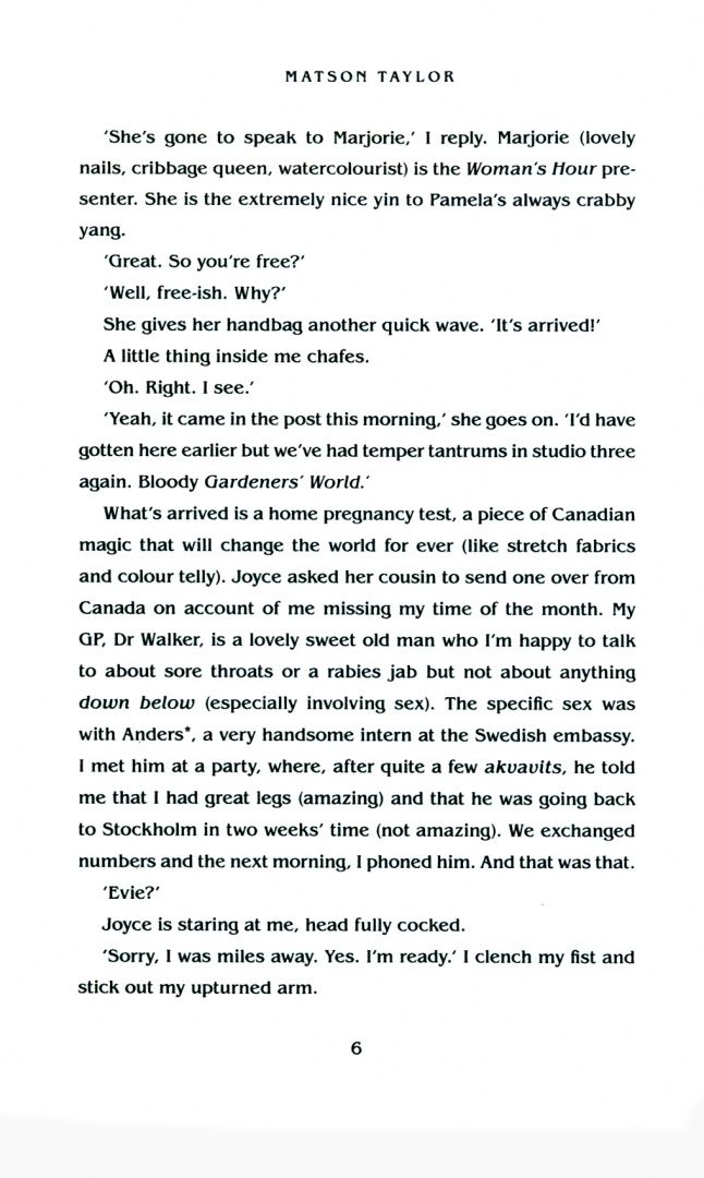 Matson Taylor: All About Evie