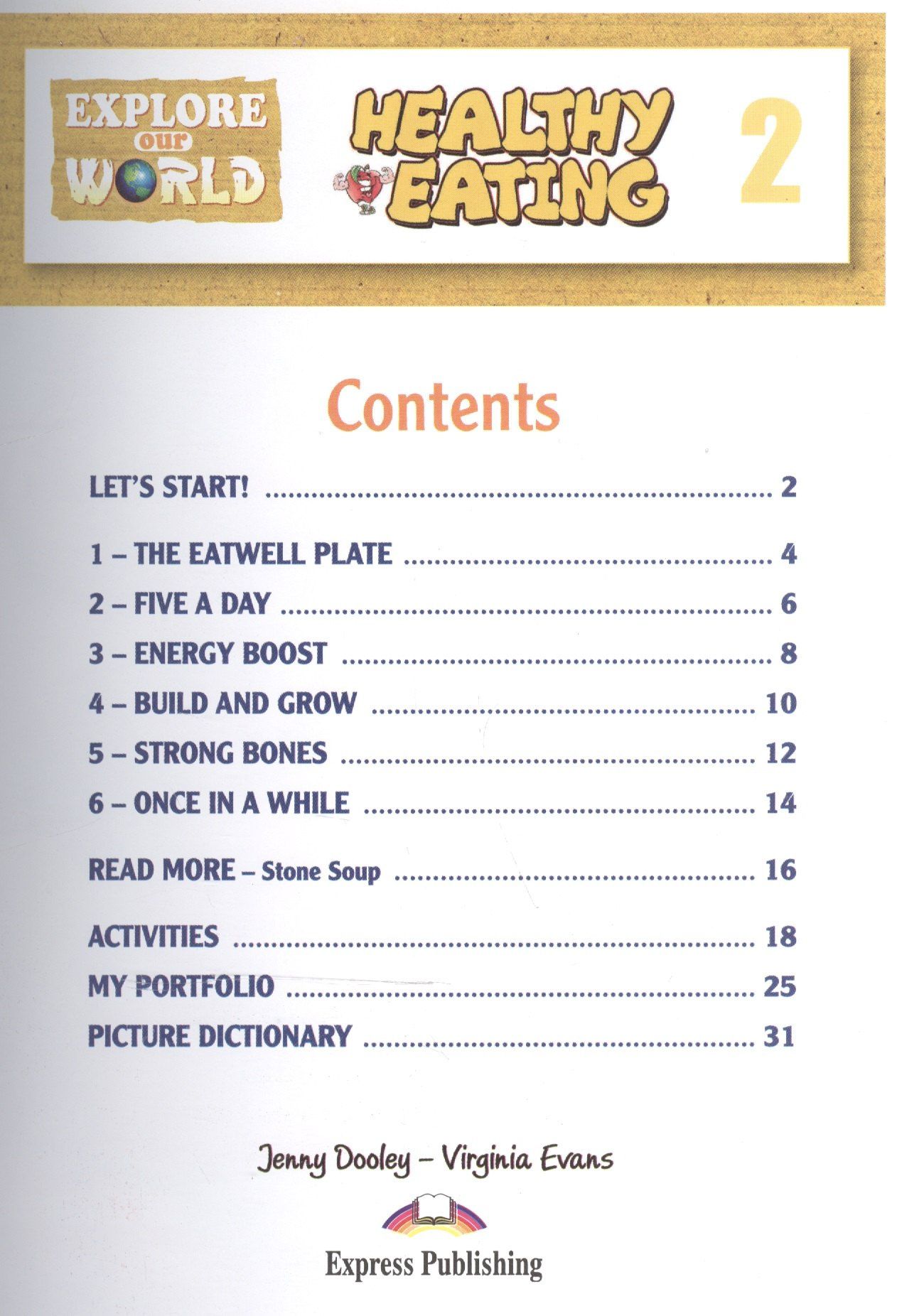 Дженни Дули: Healthy Eating. Level 2. Книга для чтения
