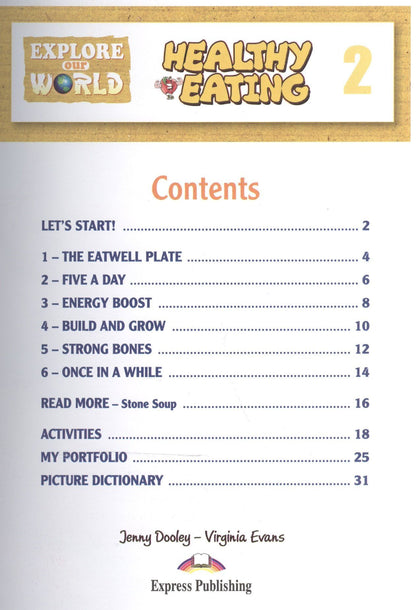 Дженни Дули: Healthy Eating. Level 2. Книга для чтения