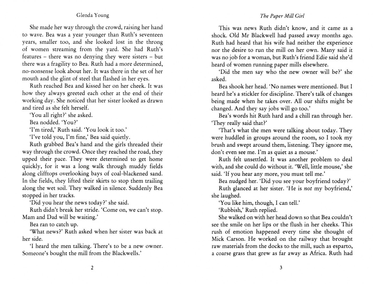 Glenda Young: The Paper Mill Girl