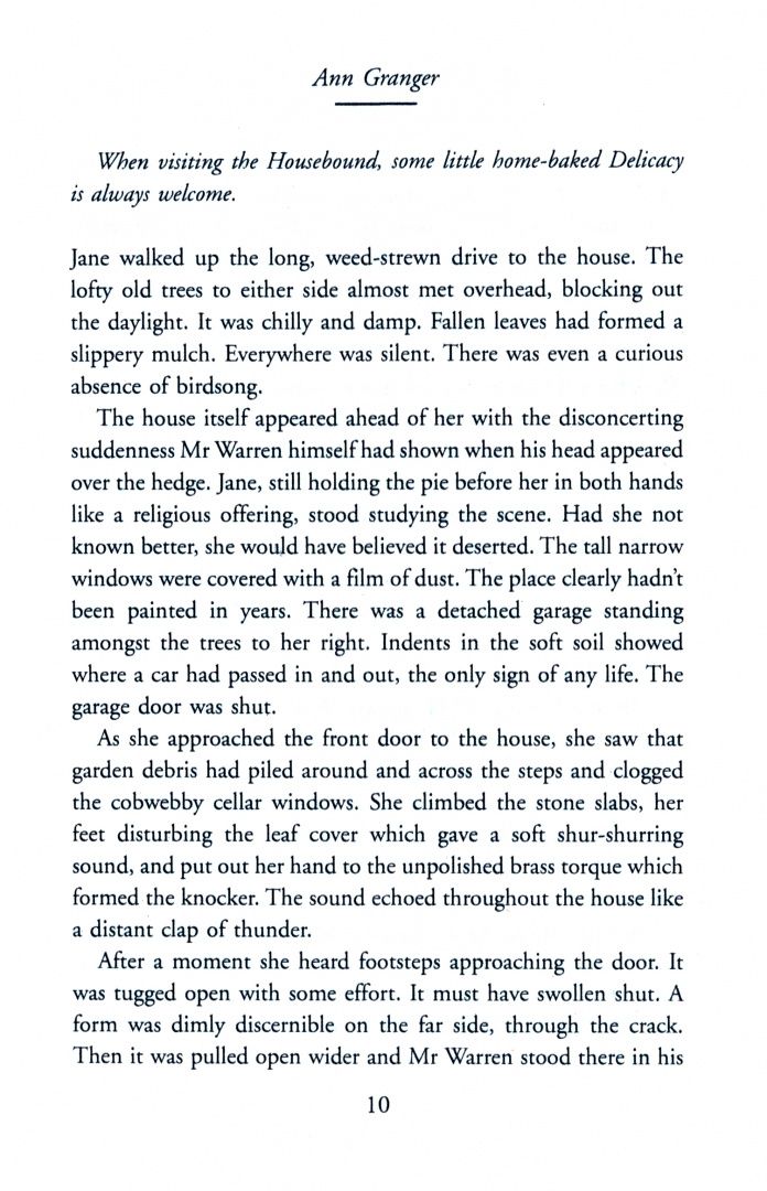 Ann Granger: Mystery in the Making