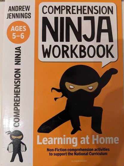 Andrew Jennings: Comprehension Ninja Workbook for Ages 5-6. Comprehension activities to support the National Curricu