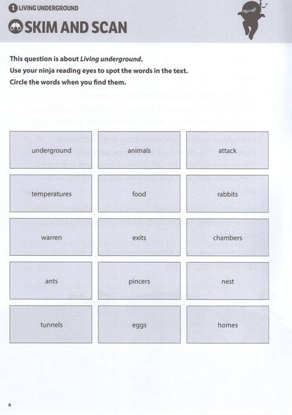 Andrew Jennings: Comprehension Ninja Workbook for Ages 6-7. Comprehension activities to support the National Curricu
