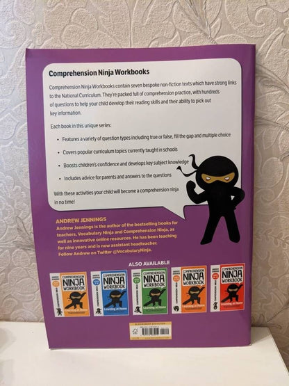 Andrew Jennings: Comprehension Ninja Workbook for Ages 6-7. Comprehension activities to support the National Curricu
