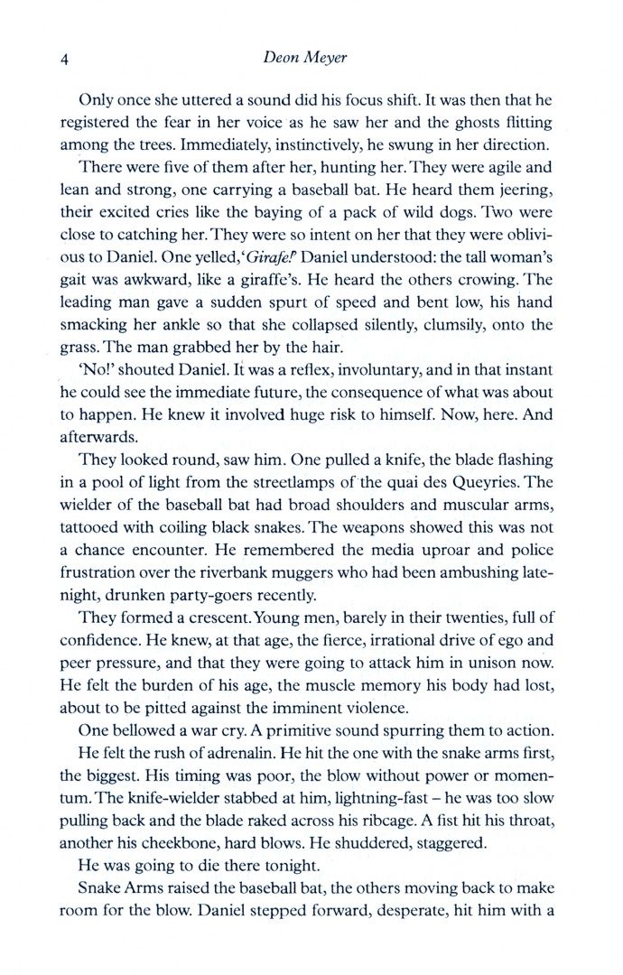 Deon Meyer: The Last Hunt