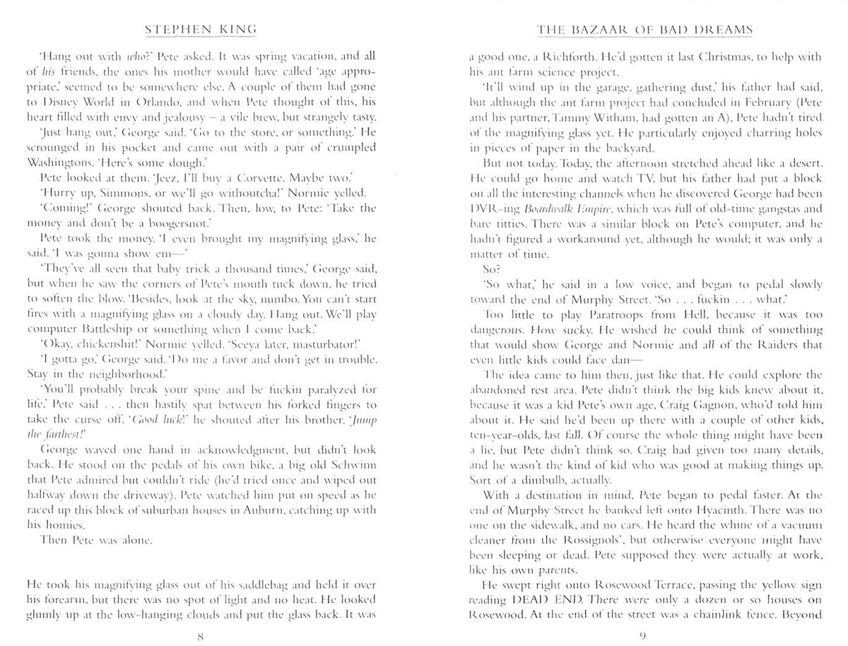 Stephen King: The Bazaar of Bad Dreams