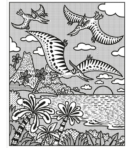 Lucy Bowman: Dinosaurs. Magic Painting Book