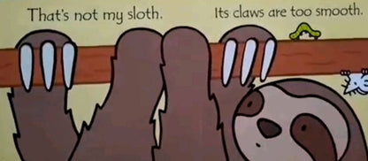 Fiona Watt: That's not my sloth…