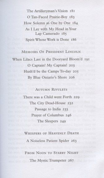 Walt Whitman: Leaves of Grass and Other Poems