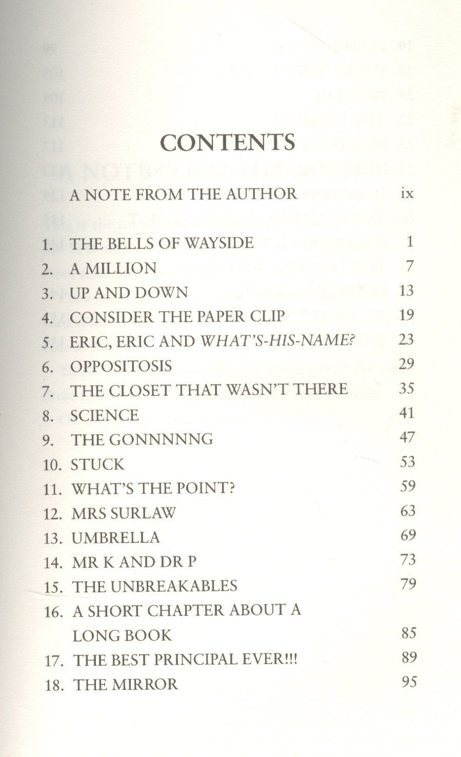 Louis Sachar: Wayside School Beneath the Cloud of Doom