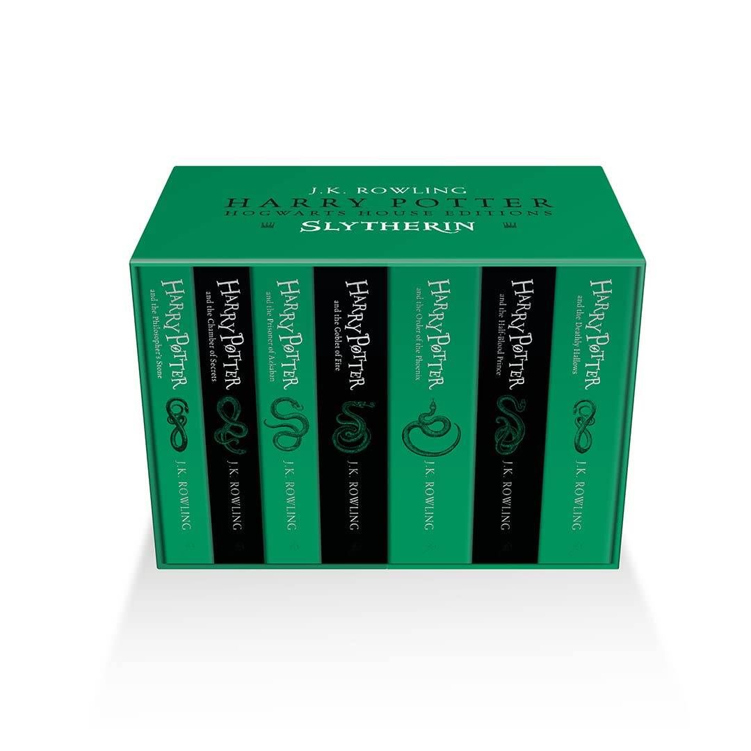 Роулинг Кэтлин: Harry Potter Slytherin House Ed Paperback Box Set J.K. Rowling Гарри Поттер, изд Слизерин комплект книг Дж. К Роулинг / Книги на английском языке
