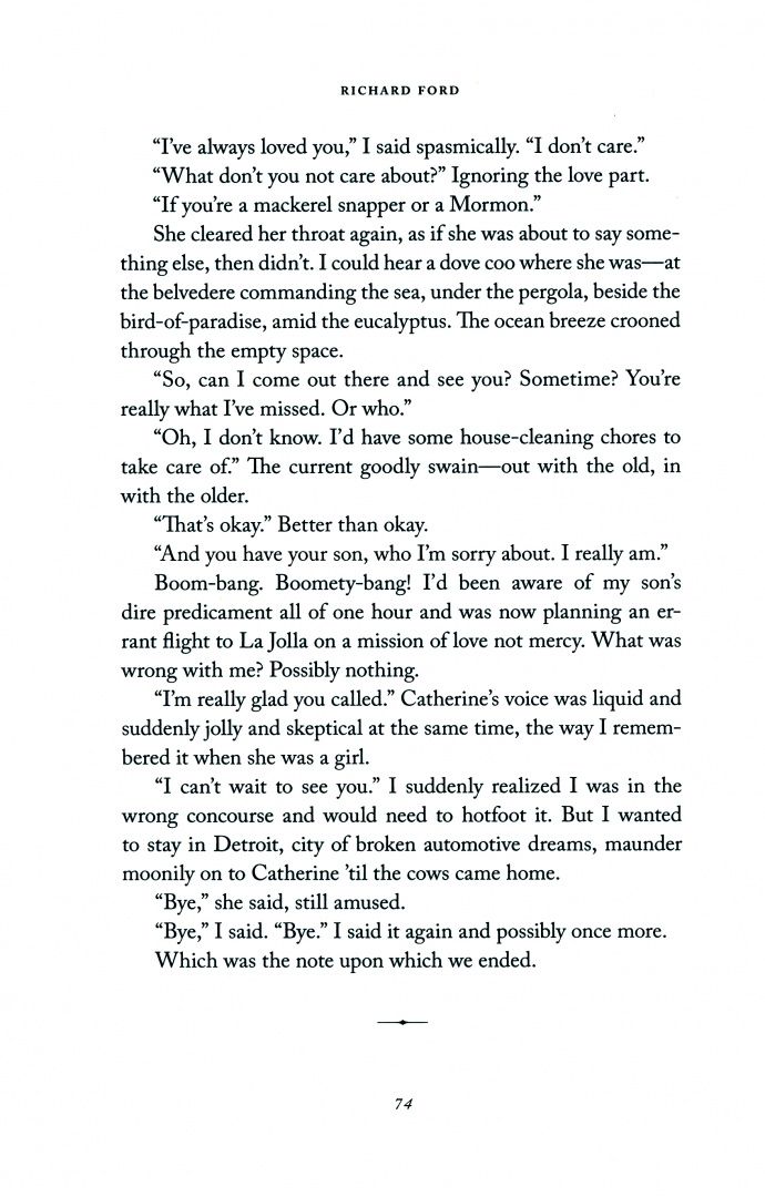 Richard Ford: Be Mine