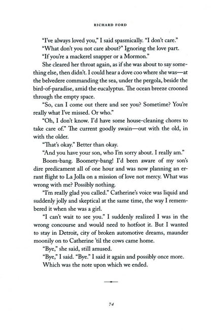 Richard Ford: Be Mine