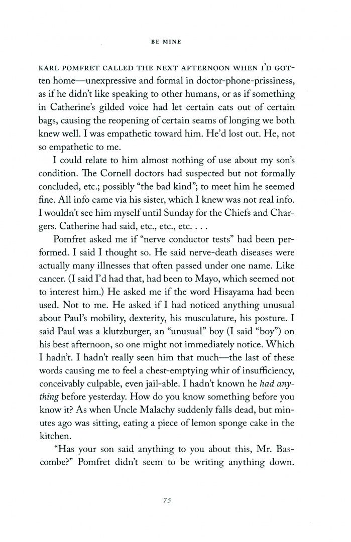 Richard Ford: Be Mine