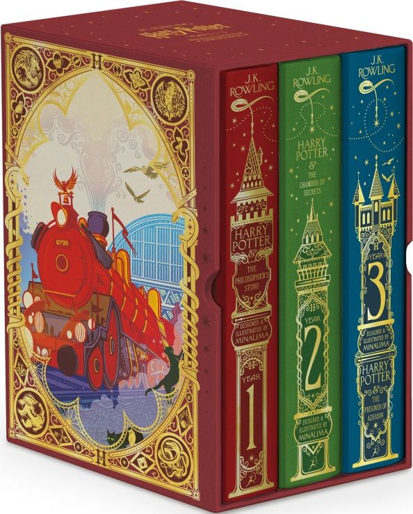 Роулинг Кэтлин: Harry Potter 1-3 Box Set. MinaLima Edition