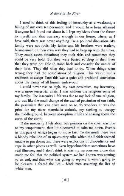 V Naipaul: A Bend in the River