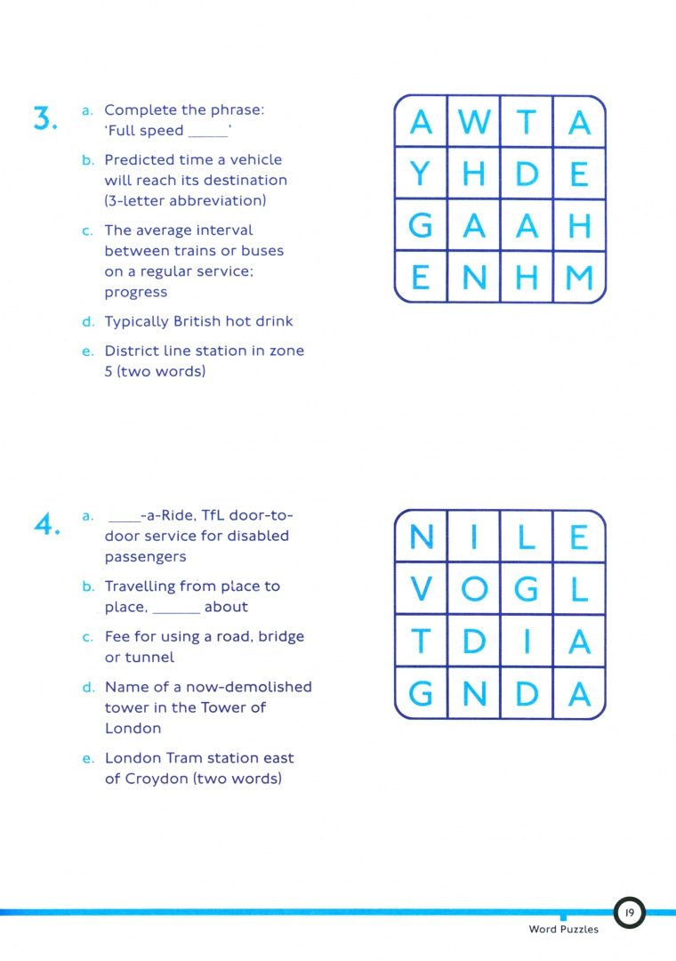 Gareth Moore: The Transport for London Puzzle Book. Puzzle Your Way Across the Capital