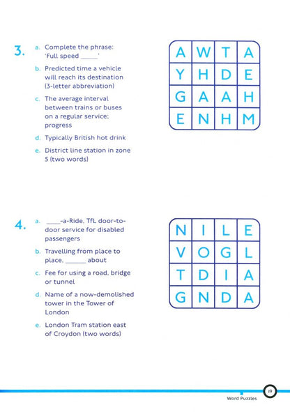 Gareth Moore: The Transport for London Puzzle Book. Puzzle Your Way Across the Capital