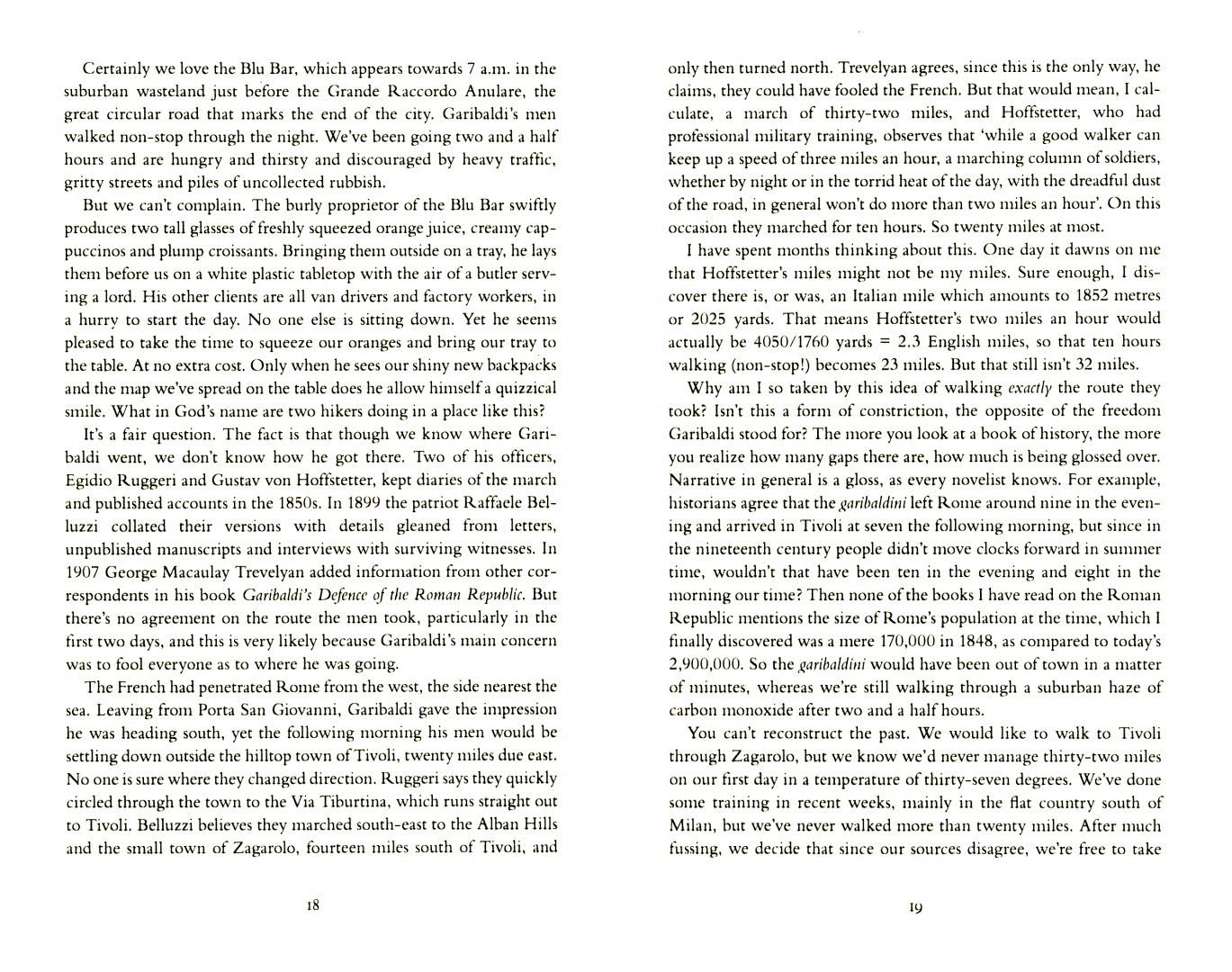 Tim Parks: The Hero's Way. Walking with Garibaldi from Rome to Ravenna
